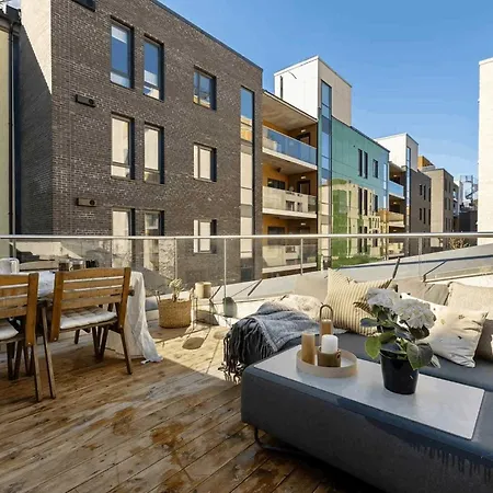 Unikt Townhouse Med Takterrasse Pa Gruenerlokka Vakantiehuis Oslo